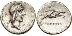 1 Denarius Römische Republik (509BC-27BC) Silber 