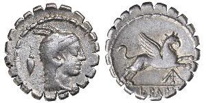 1 Denarius Römische Republik (509BC-27BC) Silber 