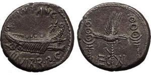 1 Denarius Römische Republik (509BC-27BC) Silber Marcus Antonius (83BC-30BC)