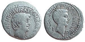 1 Denarius Römische Republik (509BC-27BC) Silber Marcus Antonius (83BC-30BC)