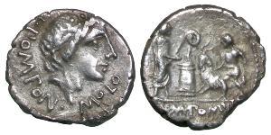 1 Denarius Römische Republik (509BC-27BC) Silber 