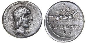 1 Denarius Römische Republik (509BC-27BC) Silber 