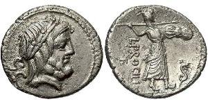 1 Denarius Römische Republik (509BC-27BC) Silber 