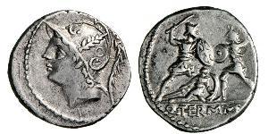 1 Denarius Römische Republik (509BC-27BC) Silber 