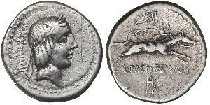 1 Denarius Römische Republik (509BC-27BC) Silber 
