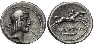 1 Denarius Römische Republik (509BC-27BC) Silber 