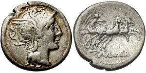 1 Denarius Römische Republik (509BC-27BC) Silber 