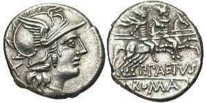 1 Denarius Römische Republik (509BC-27BC) Silber 