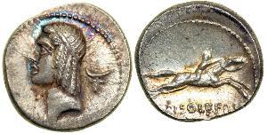 1 Denarius Römische Republik (509BC-27BC) Silber 