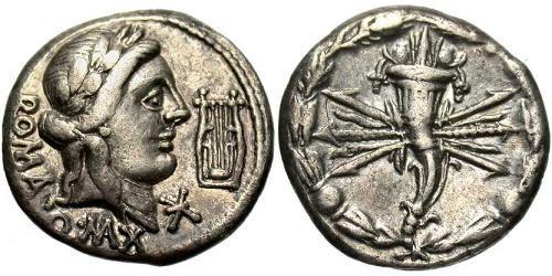 1 Denarius Römische Republik (509BC-27BC) Silber 