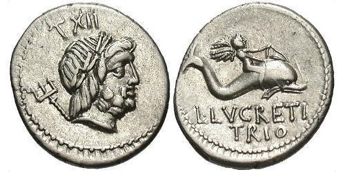 1 Denarius Römische Republik (509BC-27BC) Silber 