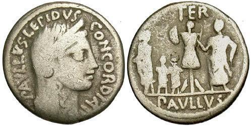 1 Denarius Römische Republik (509BC-27BC) Silber 