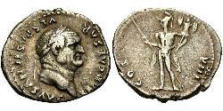 1 Denarius Roman Empire (27BC-395) Silver Vespasian (9-79)