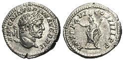 1 Denarius Roman Empire (27BC-395) Silver Caracalla (188-217)