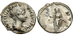 1 Denarius Roman Empire (27BC-395) Silver Faustina II (130-175)