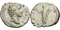1 Denarius Roman Empire (27BC-395) Silver Marcus Aurelius (121-180)