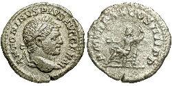 1 Denarius Roman Empire (27BC-395) Silver Caracalla (188-217)