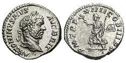 1 Denarius Roman Empire (27BC-395) Silver Caracalla (188-217)