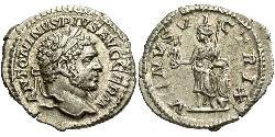 1 Denarius Roman Empire (27BC-395) Silver Caracalla (188-217)