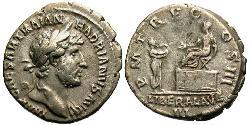 1 Denarius Roman Empire (27BC-395) Silver Hadrian  (76 - 138) 