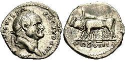 1 Denarius Roman Empire (27BC-395) Silver Vespasian (9-79)