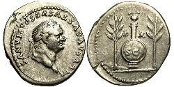 1 Denarius Roman Empire (27BC-395) Silver Vespasian (9-79)