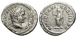 1 Denarius Roman Empire (27BC-395) Silver Caracalla (188-217)