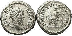 1 Denarius Roman Empire (27BC-395) Silver Septimius Severus (145- 211)