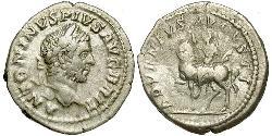 1 Denarius Roman Empire (27BC-395) Silver Caracalla (188-217)