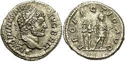 1 Denarius Roman Empire (27BC-395) Silver Caracalla (188-217)
