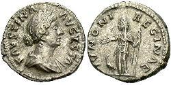 1 Denarius Roman Empire (27BC-395) Silver Faustina II (130-175)