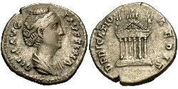 1 Denarius Roman Empire (27BC-395) Silver Faustina I (105-141)