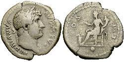 1 Denarius Roman Empire (27BC-395) Silver Hadrian  (76 - 138) 