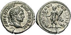 1 Denarius Roman Empire (27BC-395) Silver Caracalla (188-217)