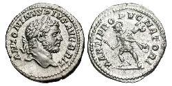 1 Denarius Roman Empire (27BC-395) Silver Caracalla (188-217)