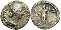 1 Denarius Roman Empire (27BC-395) Silver Faustina II (130-175)