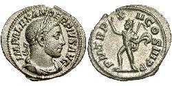 1 Denarius Roman Empire (27BC-395) Silver Severus Alexander (208-235)