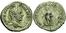 1 Denarius Roman Empire (27BC-395) Silver Caracalla (188-217)