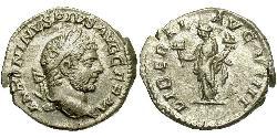 1 Denarius Roman Empire (27BC-395) Silver Caracalla (188-217)