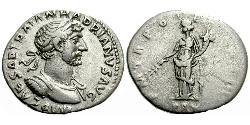 1 Denarius Roman Empire (27BC-395) Silver Hadrian  (76 - 138) 