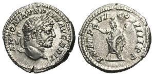 1 Denarius Roman Empire (27BC-395) Silver Caracalla (188-217)