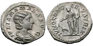 1 Denarius Roman Empire (27BC-395) Silver Julia Avita Mamaea (180-235)
