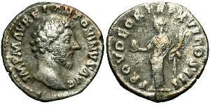1 Denarius Roman Empire (27BC-395) Silver Marcus Aurelius (121-180)