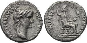 1 Denarius Roman Empire (27BC-395) Silver Tiberius Claudius Nero (42 BC-37)