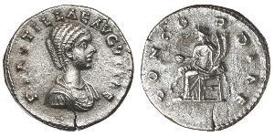 1 Denarius Roman Empire (27BC-395) Silver Fulvia Plautilla (189-212)
