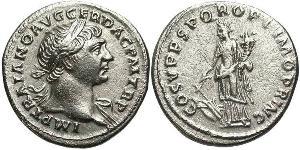 1 Denarius Roman Empire (27BC-395) Silver Trajan (53-117)