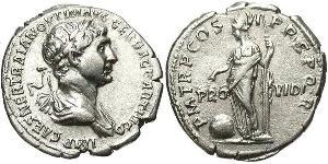 1 Denarius Roman Empire (27BC-395) Silver Trajan (53-117)