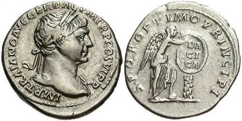 1 Denarius Roman Empire (27BC-395) Silver Trajan (53-117)