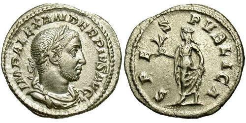1 Denarius Roman Empire (27BC-395) Silver Severus Alexander (208-235)