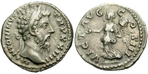 1 Denarius Roman Empire (27BC-395) Silver Marcus Aurelius (121-180)
